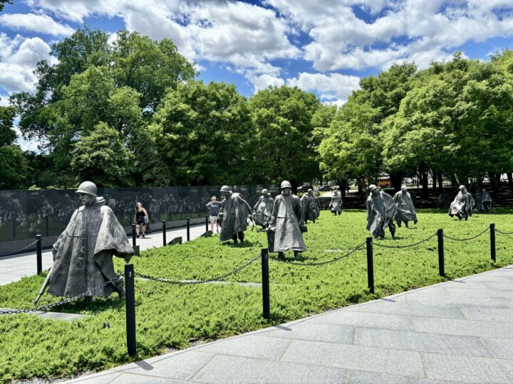 Korean War Veterans Memorial Washington DC City Trip US