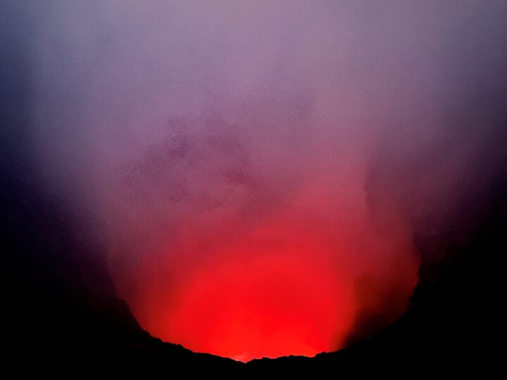 Sunset at Masaya Volcano National Park Nicaragua Things to Do Travel Tips and Travel Inspirations Blog