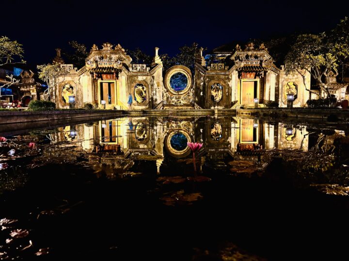 Pagoda by night Travel Blog Hoi An Vietnam Asia