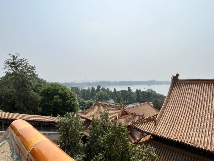 Rooftop view Summer Palace Travel Blog City Trip Beijing