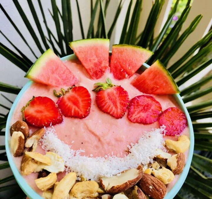 Summer Watermelon Breakfast Bowl