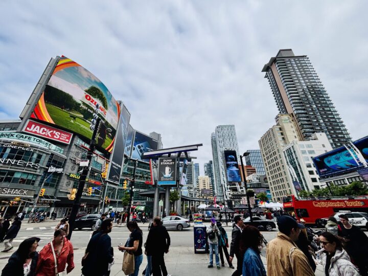 Time Square Bike Tour Toronto City Trip Toronto Canada