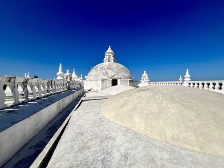 White Church above Leon Nicaragua Things to do Travel Tips and Travel Inspirations Blog