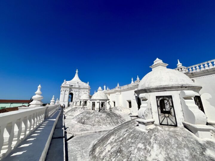 White Church on top Leon Nicaragua Things to do Travel Tips and Travel Inspirations Blog