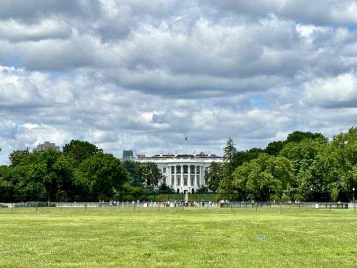 White House far overview Washington DC City Trip Travel USA