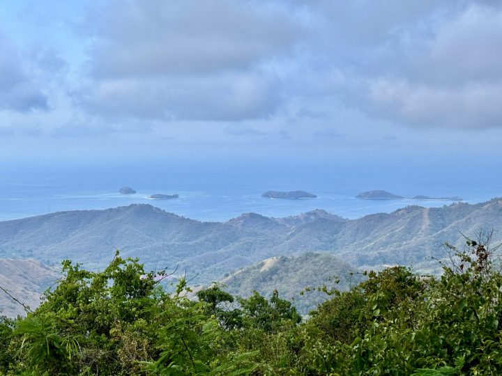 View of the 17 Islands when arriving in Riung from Bajawa