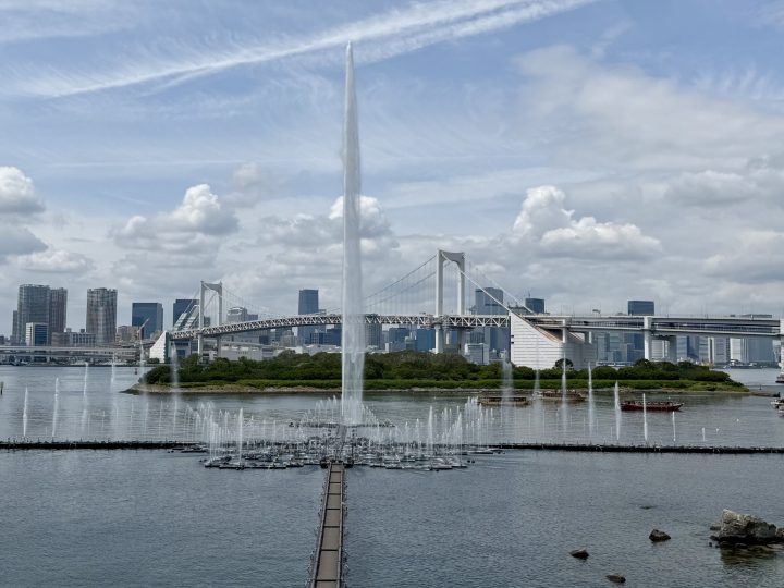 Tokyo Aqua Symphony water show in Odaiba
