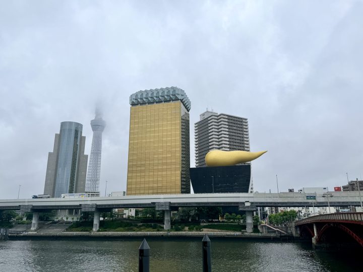 Asahi buildings in Asakusa Tokyo Japan