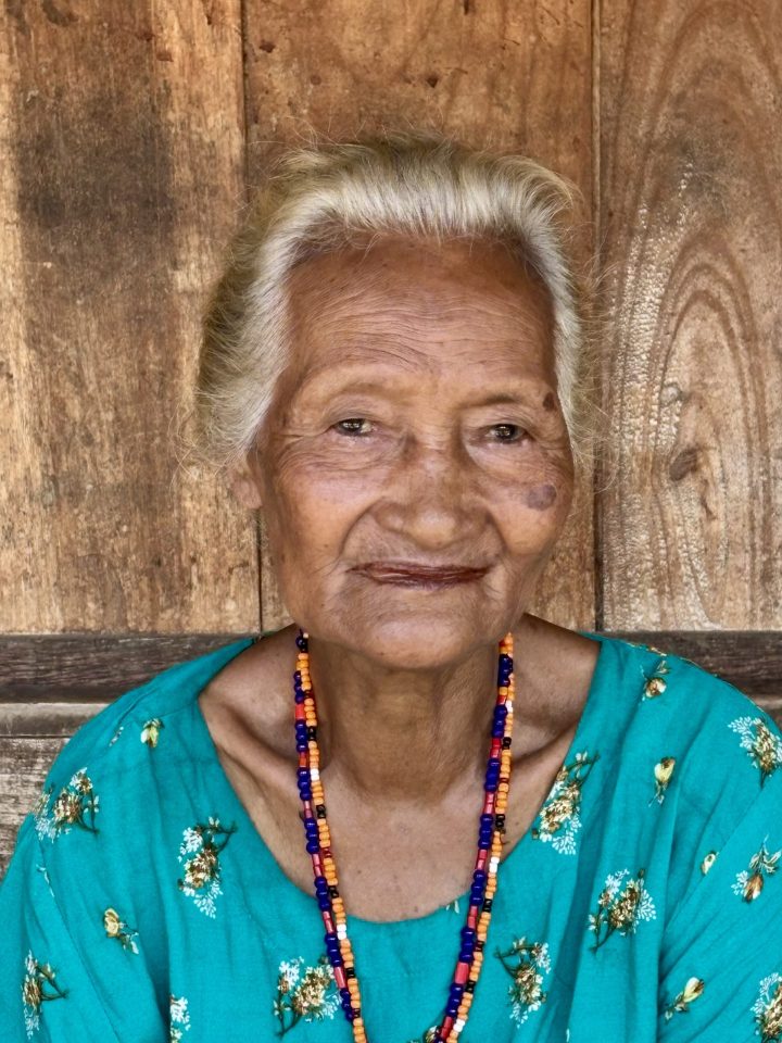Portrait of a local woman in Bena Traditional Village