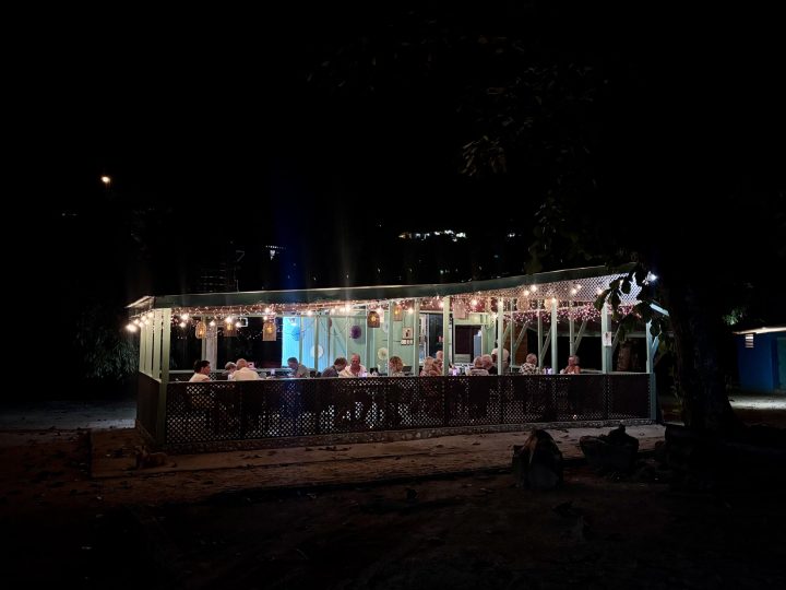 D'Almond Tree Restaurant by the beach in Castara Tobago