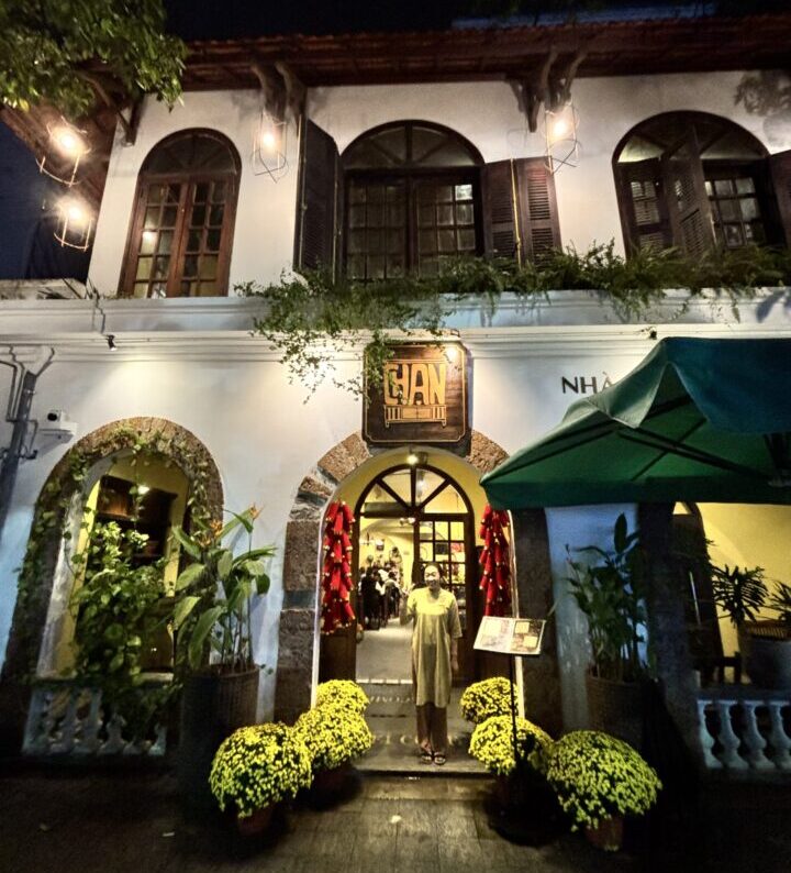 Dinner at NhaHang Chan restaurant Hue Travel Blog Hue Vietnam Asia