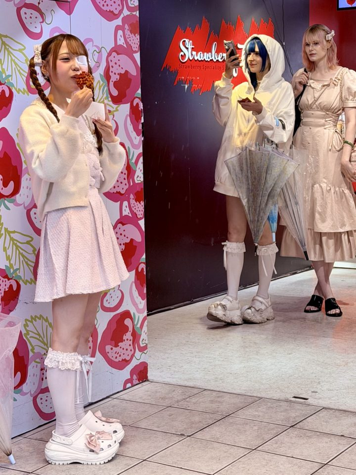 Fashionable girls in Harajuku Tokyo