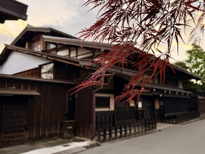 Traditional wooden buildings in Takayama Old Town