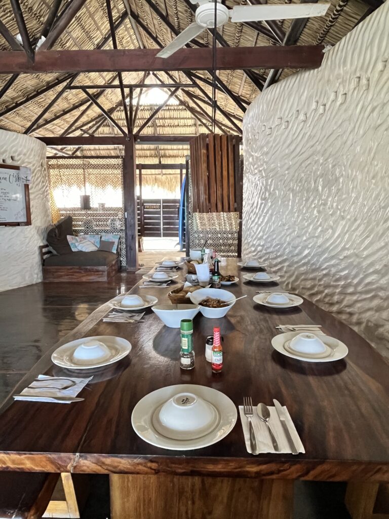 Family Dinner Buena Vista Surf Club Playa Maderas San Juan Del Sur Travel Blog Nicaragua Central America