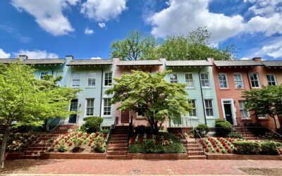 Neighborhoods at the Potomac River near Washington DC