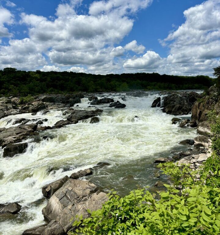 Great Falls Waterfall Green Parks Washington DC City Trip Travel USA