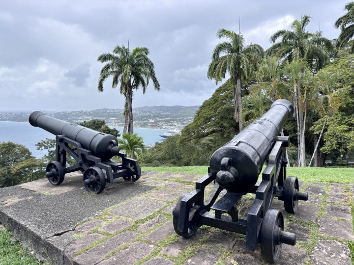 Historic ruins at Fort King George in Tobago