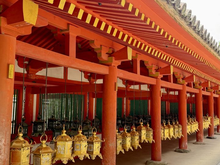 Lanterns in Kasuga Taisha Shrine in Nara