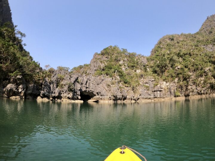 Kayak Lagoons activity Cat Ba Lan Ha Bay Halong Bay Travel Blog Vietnam