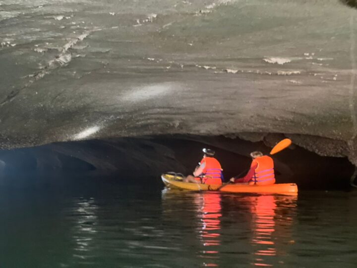 Kayak caves Cat Ba Lan Ha Bay Halong Bay Travel Blog Vietnam