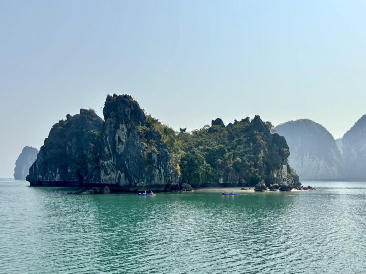 Lan Ha Bay swim stop Cat Ba Lan Ha Bay Halong Bay Travel Blog Vietnam