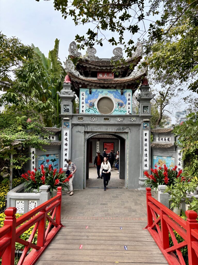 Ngoc Son Temple Entrance Hanoi Hanoi Travel Blog Vietnam Asia