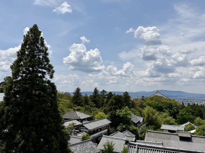 View over Nara from Nigatsu-do Temple