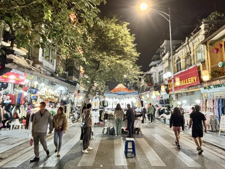 Night Market Street Hanoi Hanoi Travel Blog Vietnam Asia