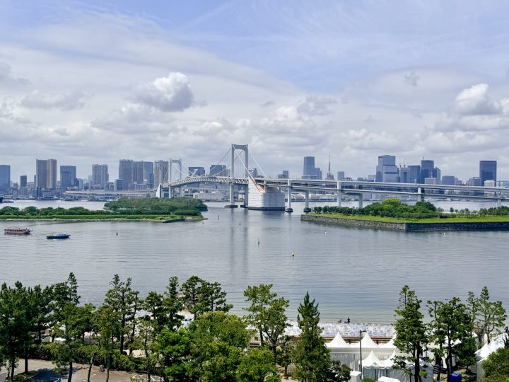 Tokyo skyline seen from Odaiba waterfront