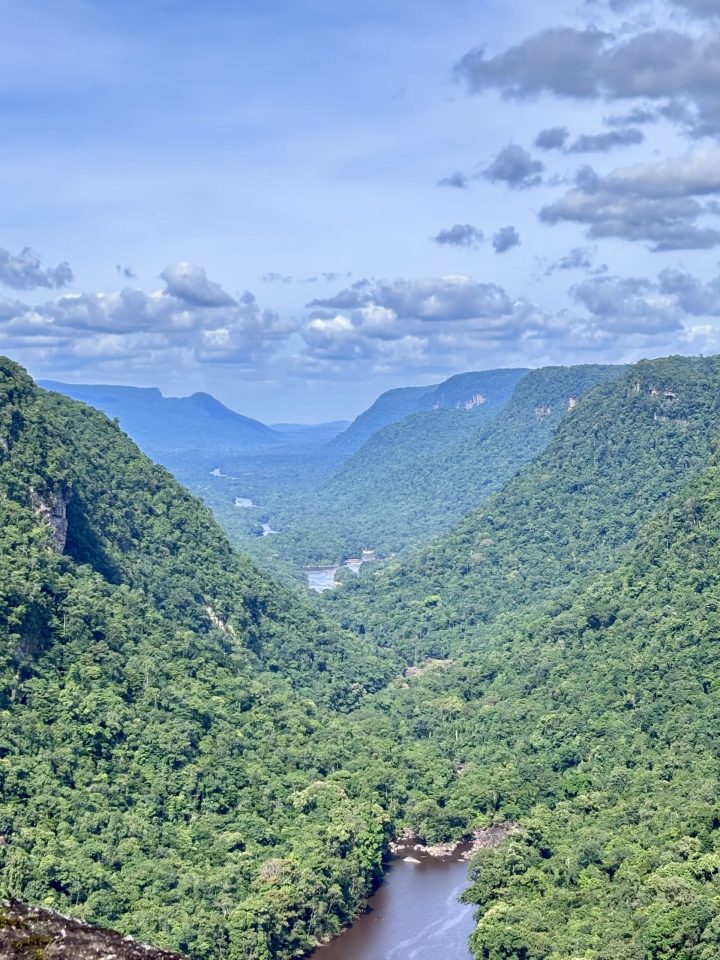 Other side of Kaieteur Falls seen during a tour in Guyana