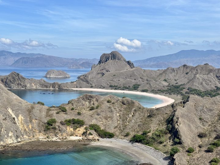 View over Padar Island in Komodo National Park