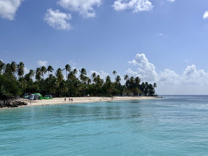 Pigeon Point Beach Tobago Pigeon Point beach in Tobago with turquoise water