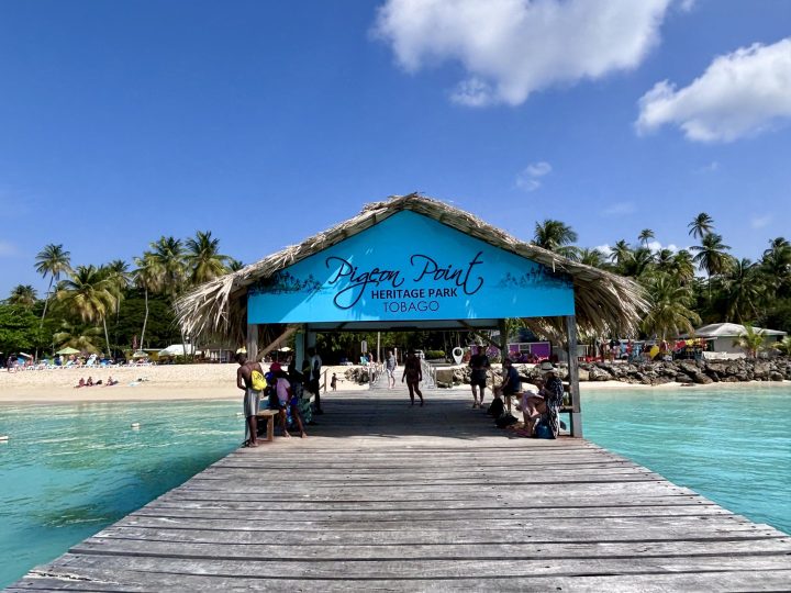 Pigeon Point pier in Tobago