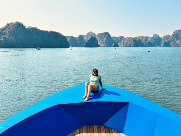 Pose Cruise Boat Cat Ba Lan Ha Bay Halong Bay Travel Blog Vietnam