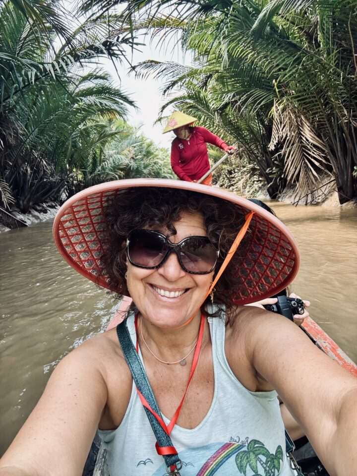 Selfie Mekong Delta Can Tho Travel Blog Vietnam Asia