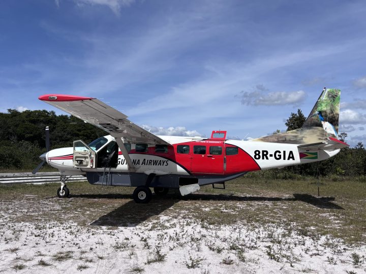 Small plane used for the Kaieteur Falls tour from Georgetown Guyana