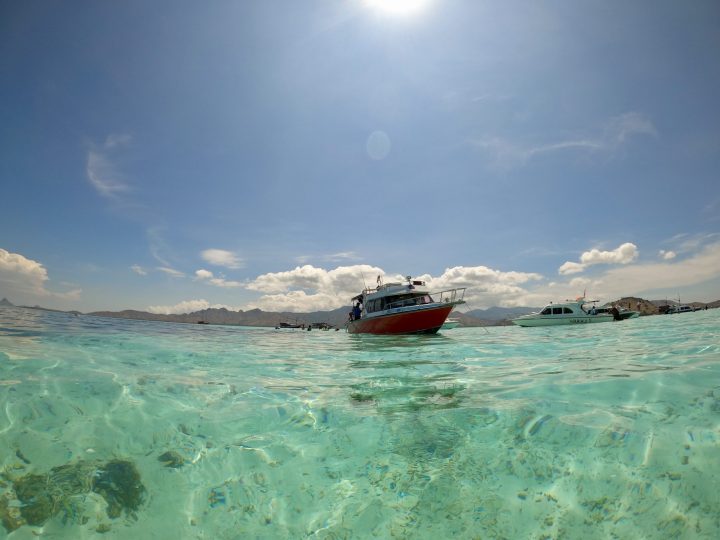 Sandbank snorkeling stop near Komodo National Park