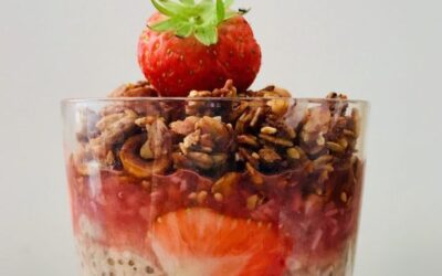 Chia Strawberry Pudding Breakfast