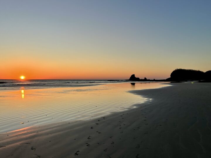 Sunset Playa Maderas San Juan Del Sur Travel Blog Nicaragua Central America