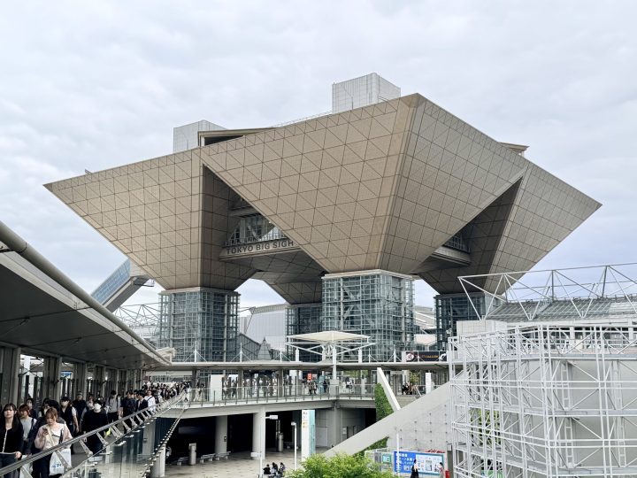 Tokyo Big Sight conference tower in Odaiba