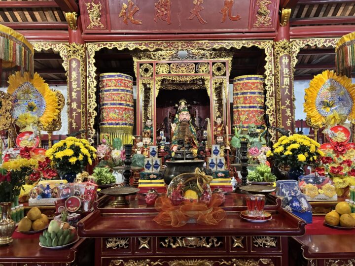 Tran Quoc Temple inside Hanoi Travel Blog Vietnam Asia