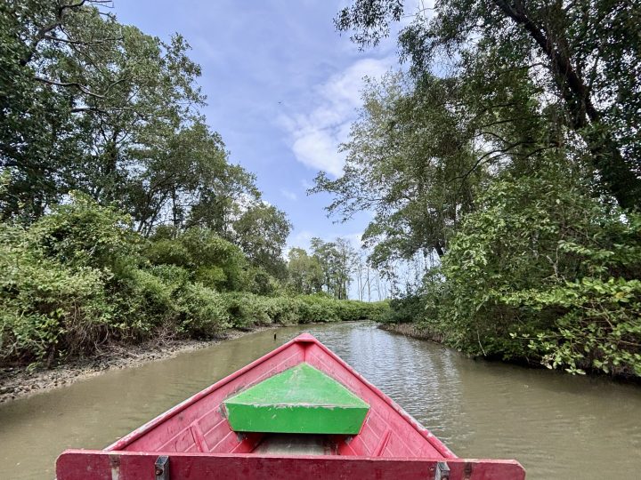 Boat transfer to Akira Bigi Pan Overwater Resort in Suriname
