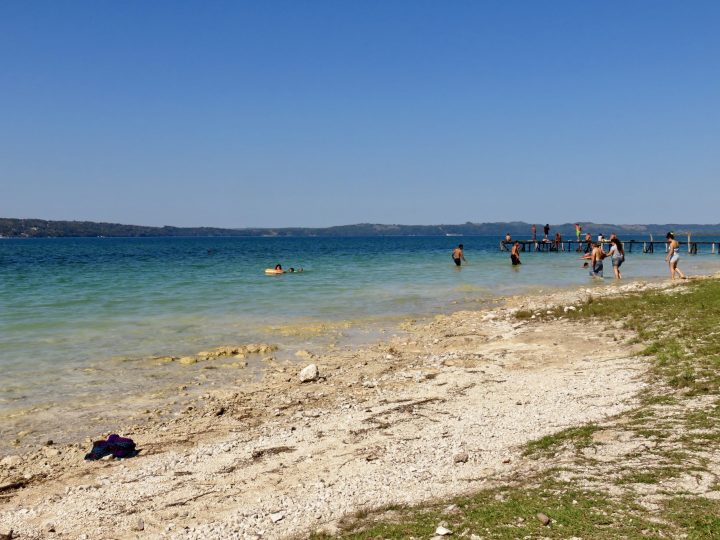 Chechenal Beach near Flores Guatemala on Lake Peten Itza