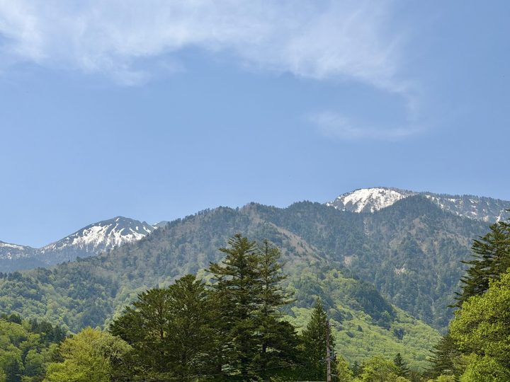 Japanese Alps on the bus from Takayama to Fujikawaguchiko